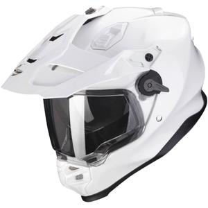 Enduro-moottoripyöräilykypärä SCORPION ADF-9000 AIR Solid pearl valkoinen
