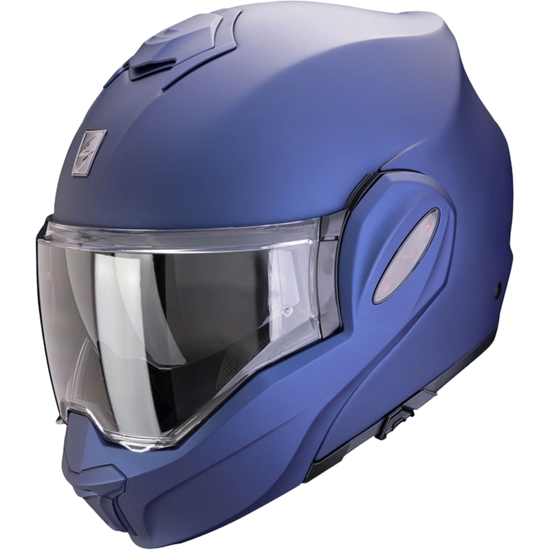 Kypärä Scorpion EXO-TECH EVO PRO SOLID matta metallinen sininen
