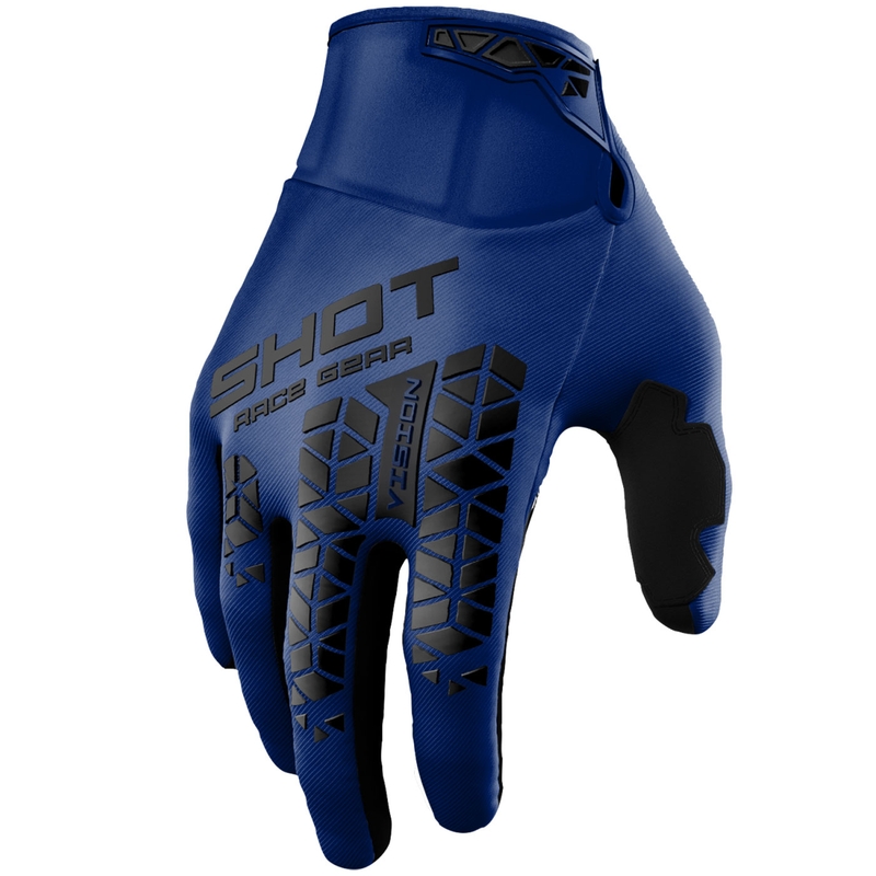 Motocross käsineet Shot Vision Tech sininen