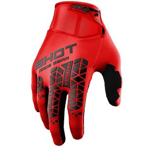 Motocross käsineet Shot Vision Tech punainen