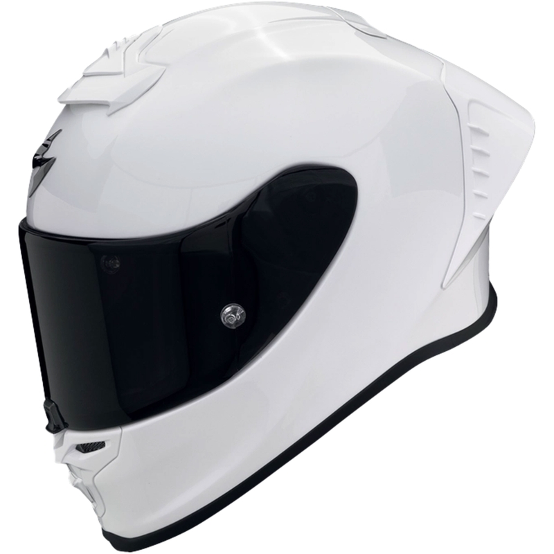 Integroitu moottoripyöräilykypärä Scorpion EXO-R1 EVO AIR FIM Racing #1 Solid Pearl White