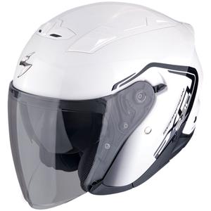Avoin moottoripyöräilykypärä SCORPION EXO-230 CIT-E valkoinen-musta