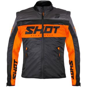 Softshell-takki Shot Softshell Lite musta-oranssi