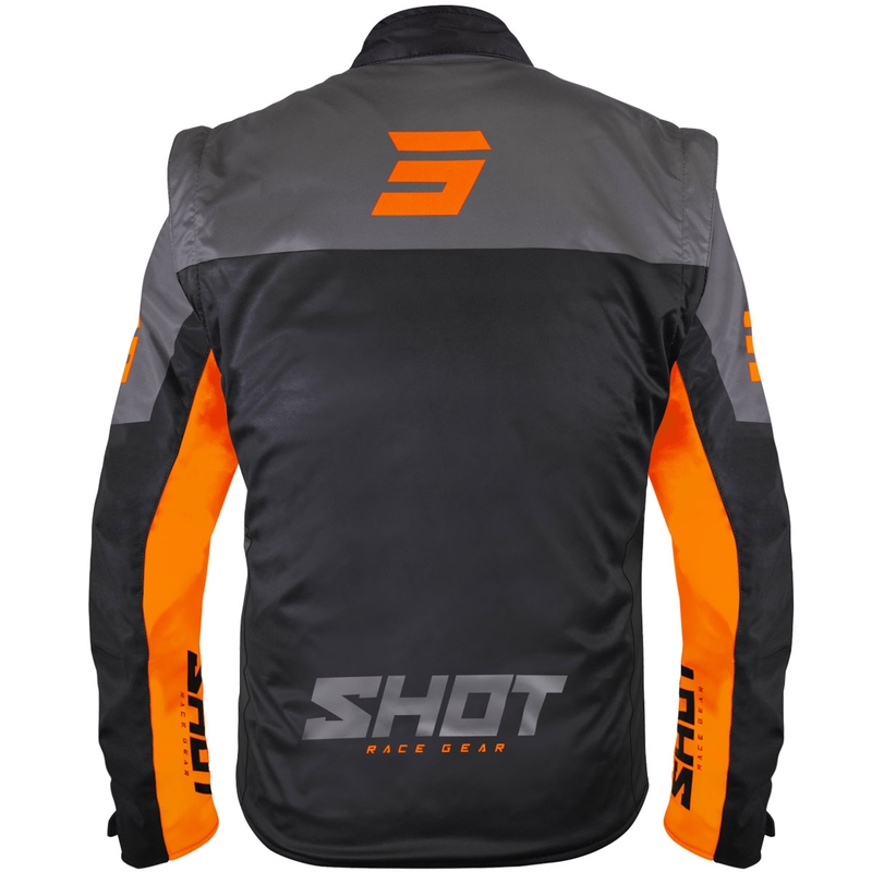 Softshell-takki Shot Softshell Lite musta-oranssi