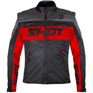 Softshell-takki Shot Softshell Lite musta-punainen