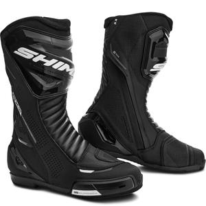 Moottoripyöräsaappaat Shima RX-3 musta ja valkoinen