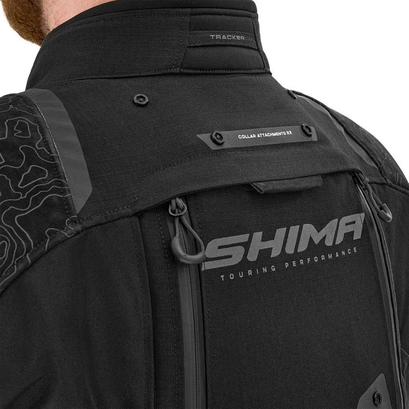 Shima Tracker moottoripyörätakki musta