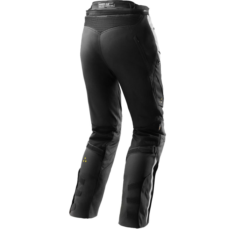 Naisten Rebelhorn Hardy 3.0 Musta ja harmaa moottoripyöräilyhousut