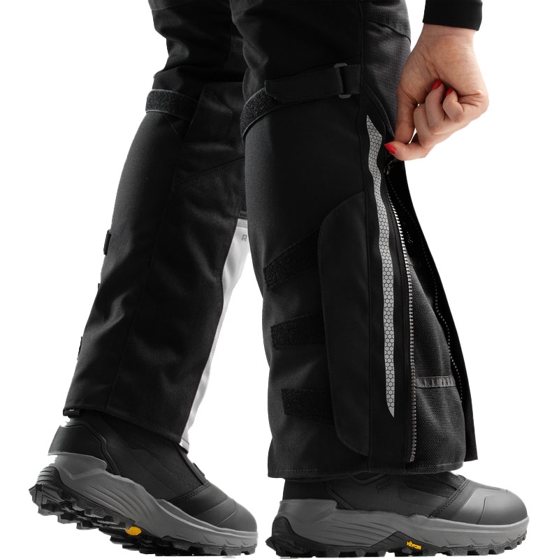 Naisten Rebelhorn Hardy 3.0 Musta ja harmaa moottoripyöräilyhousut