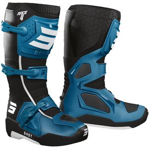 Shot Race 4 Siniset moottoripyörä saappaat