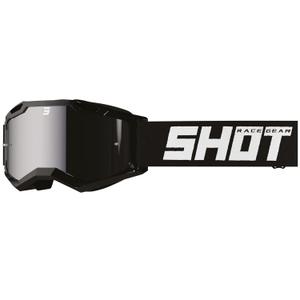 Lasten motocrosslasit Shot Rocket Kid 2.0 drop musta iridium plexi lasilla.