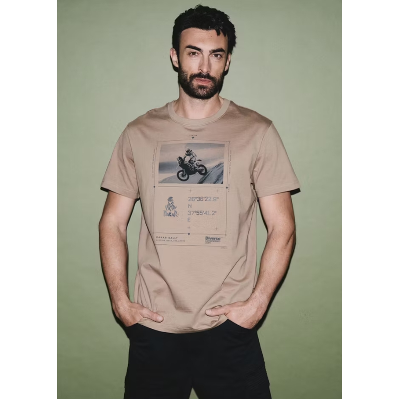 T-paita Dakar DES DSRT 0625 beige