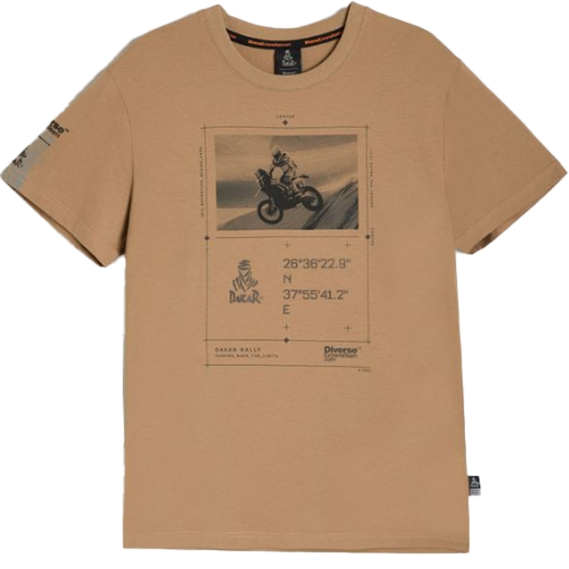 T-paita Dakar DES DSRT 0625 beige