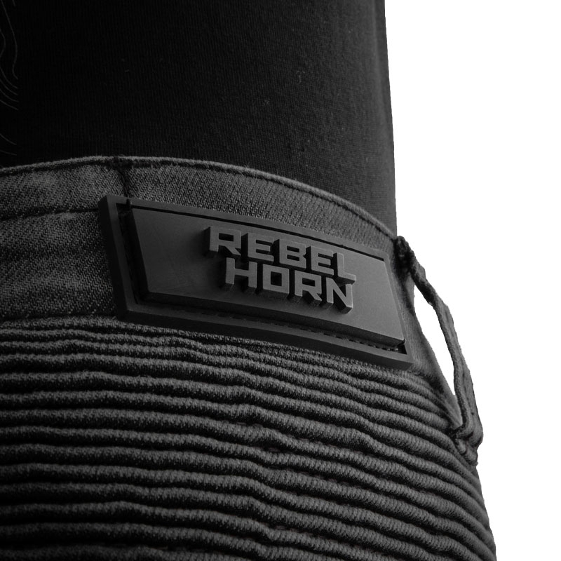 Rebelhorn Revolt yksikerroksiset pidennetyt farkut Musta
