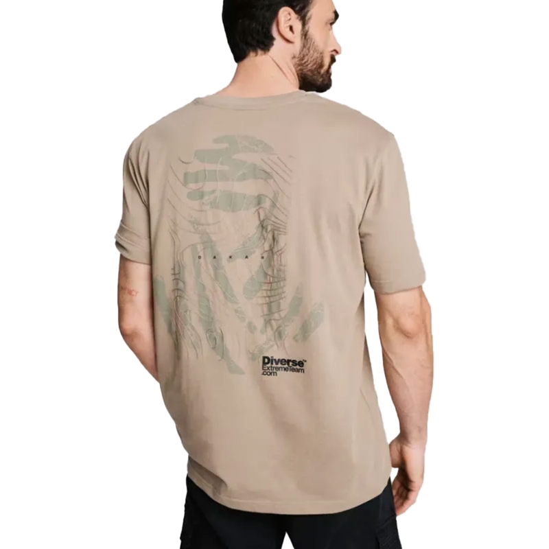 T-paita Dakar DES DSRT 0125 khaki