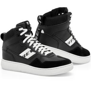 Revit Pacer mustavalkoiset moottoripyöräsaappaat