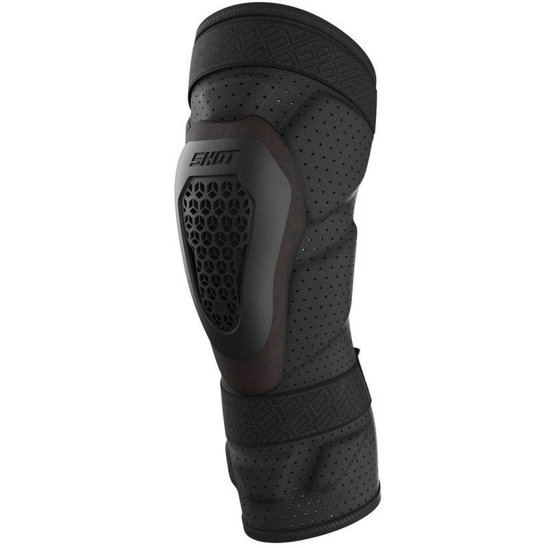 Shot Race D3O® musta polvisuojain