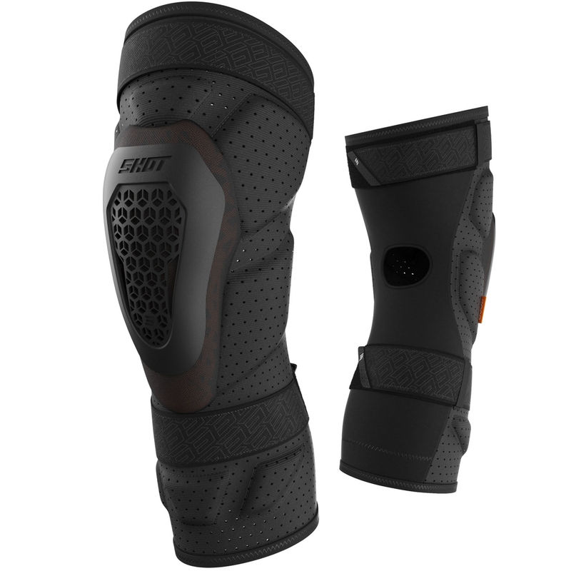 Shot Race D3O® musta polvisuojain