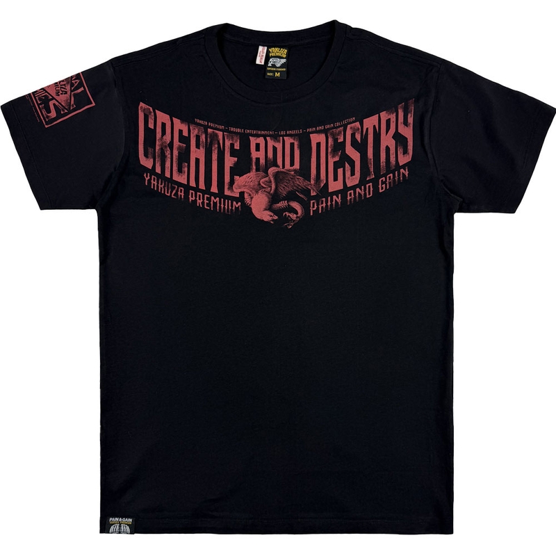 T-paita Yakuza Premium 3905 musta
