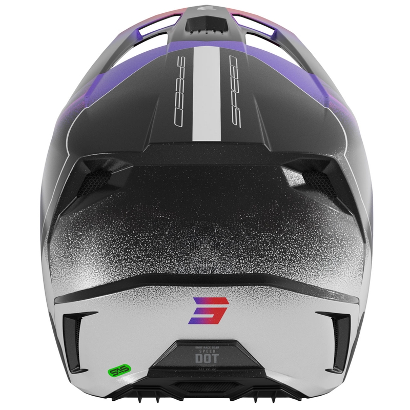Lasten motocross kypärä Shot Speed Olymp pearl purple