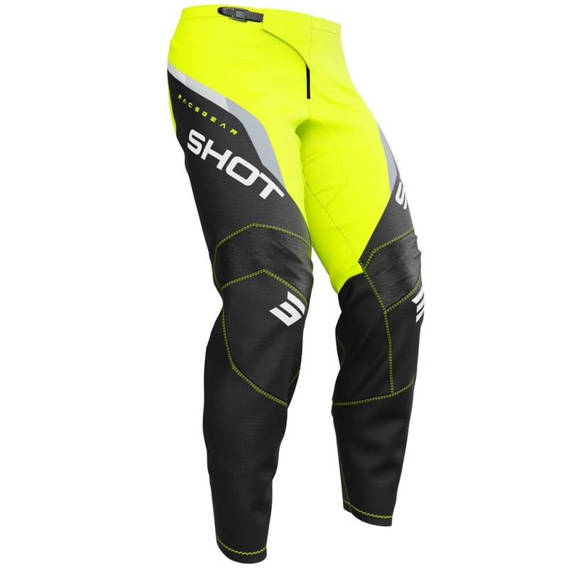 Lasten motocross housut Shot Draw Daytona fluo keltainen