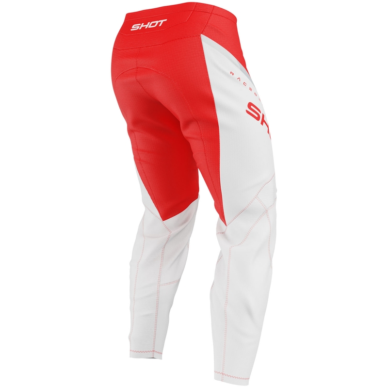 Lasten motocross housut Shot Draw Daytona punainen