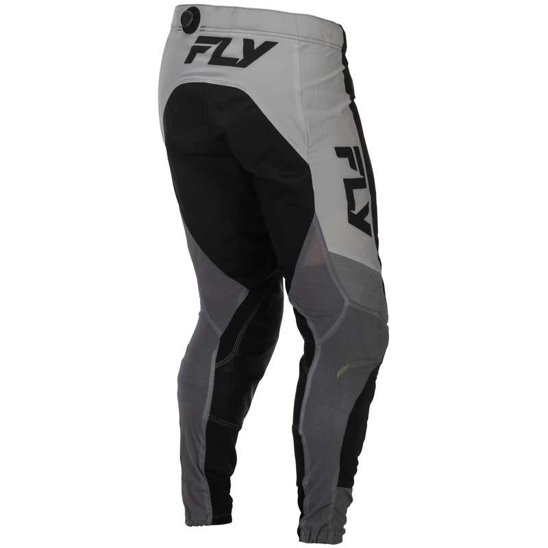 Motocross-housut FLY Racing Lite harmaa-musta