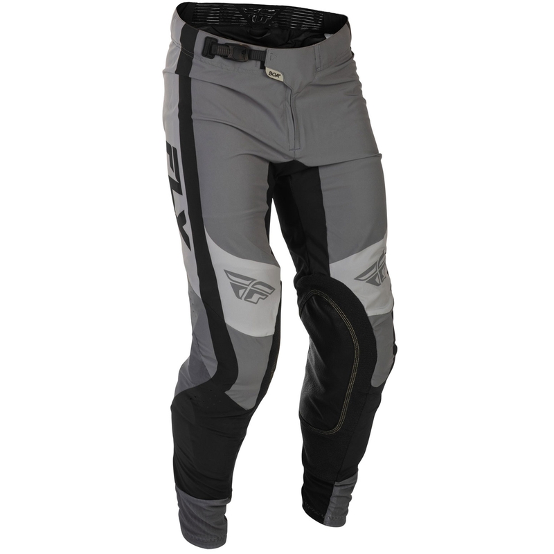Motocross-housut FLY Racing Lite harmaa-musta