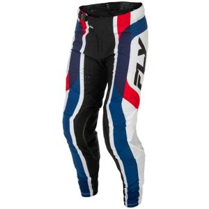 Motocross housut FLY Racing-USA Lite Se Glory punainen-valkoinen-sininen