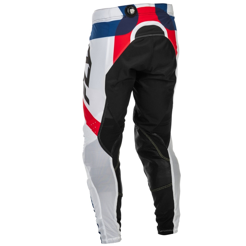 Motocross housut FLY Racing-USA Lite Se Glory punainen-valkoinen-sininen