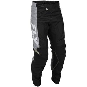 Motocross housut FLY Racing - USA Kinetic musta-harmaa