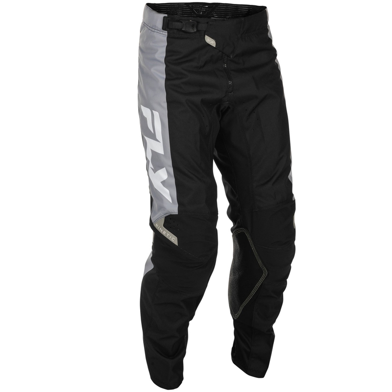 Motocross housut FLY Racing - USA Kinetic musta-harmaa