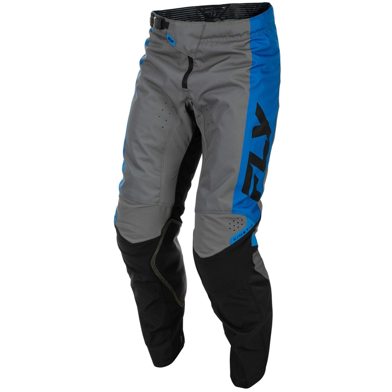 Motocross housut FLY Racing - USA Kinetic sininen-harmaa-musta