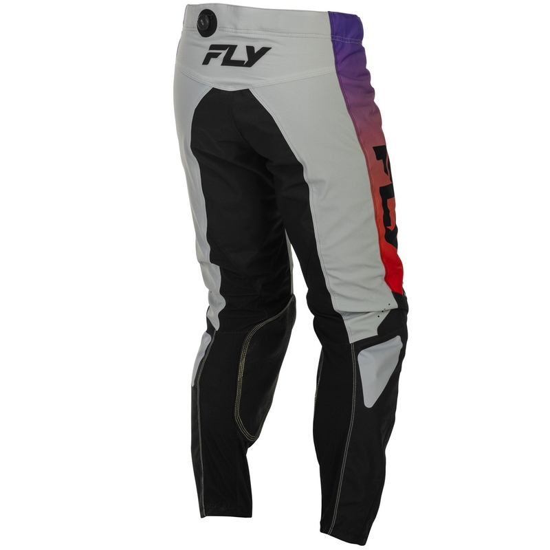 Motocross housut FLY Racing - USA Kinetic harmaa-punainen-violetti-musta