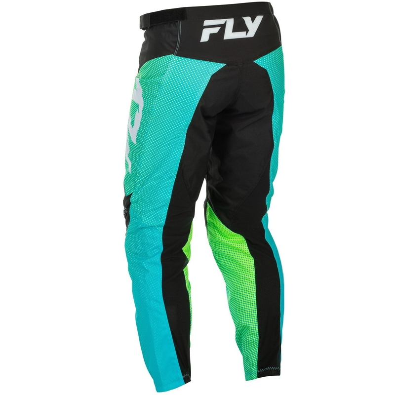 Motocross housut FLY Racing - USA F-16 sini-musta-valkoinen