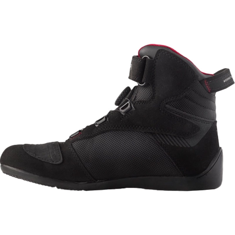 Naisten moottoripyöräsaappaat Shima Exo Vented musta-harmaa-punainen