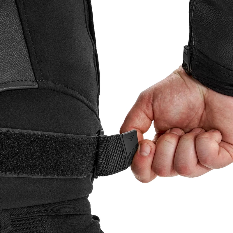 Shima Bandit 2.0 Musta nahkainen moottoripyörä takki