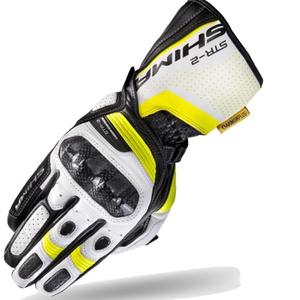 Käsineet Shima STR-2 musta-valkoinen-fluo-keltainen