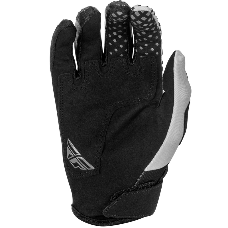 Motocross hanskat FLY Racing - USA Kinetic musta-harmaa