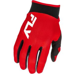 Motocross hanskat FLY Racing - USA F-16 punainen-musta-valkoinen