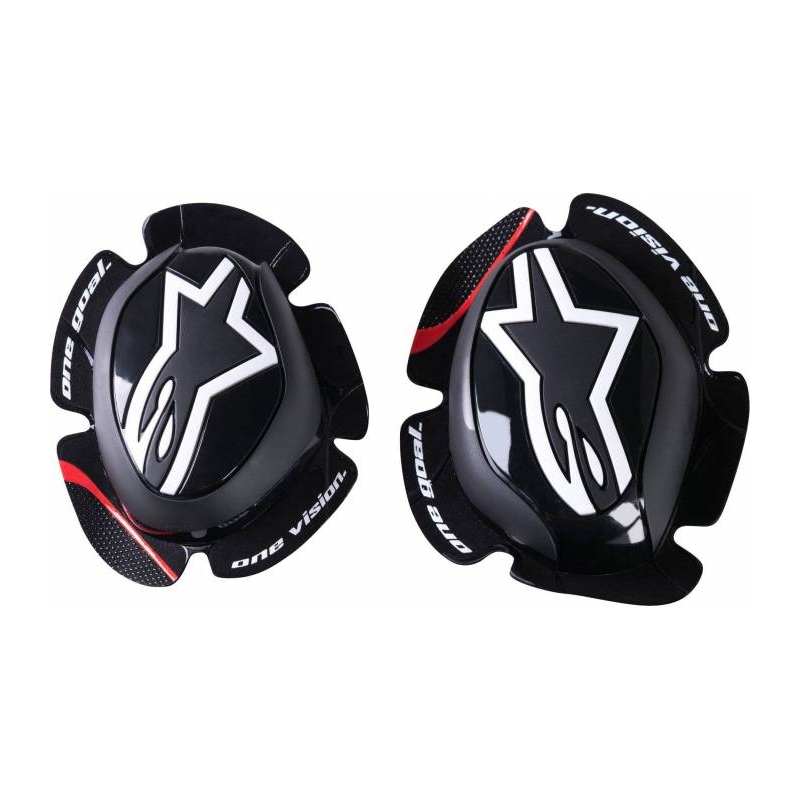 Kolenní slidery Alpinestars GP Pro Dynamics černo-bílo-červené