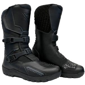 Street Racer Adventure WP Musta Moottoripyöräilykengät