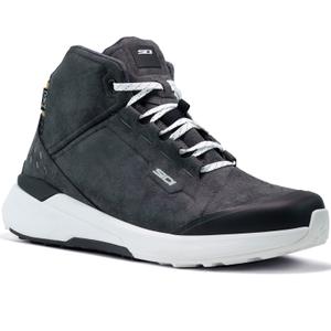 SIDI NUCLEUS Suede WP mustavalkoiset moottoripyörä saappaat