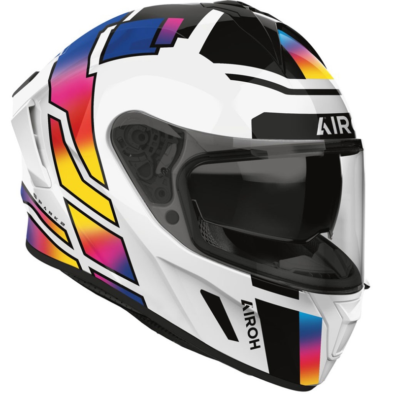 Integroitu moottoripyöräilykypärä Airoh SPARK 2 Livery kiiltävä sateenkaari