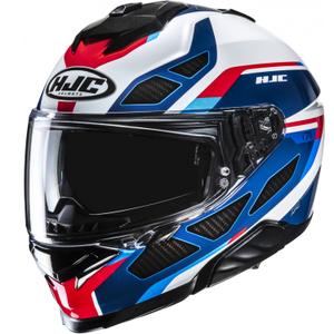 Integroitu moottoripyöräkypärä HJC i71 Zest MC21 sinivalkoinen-punainen