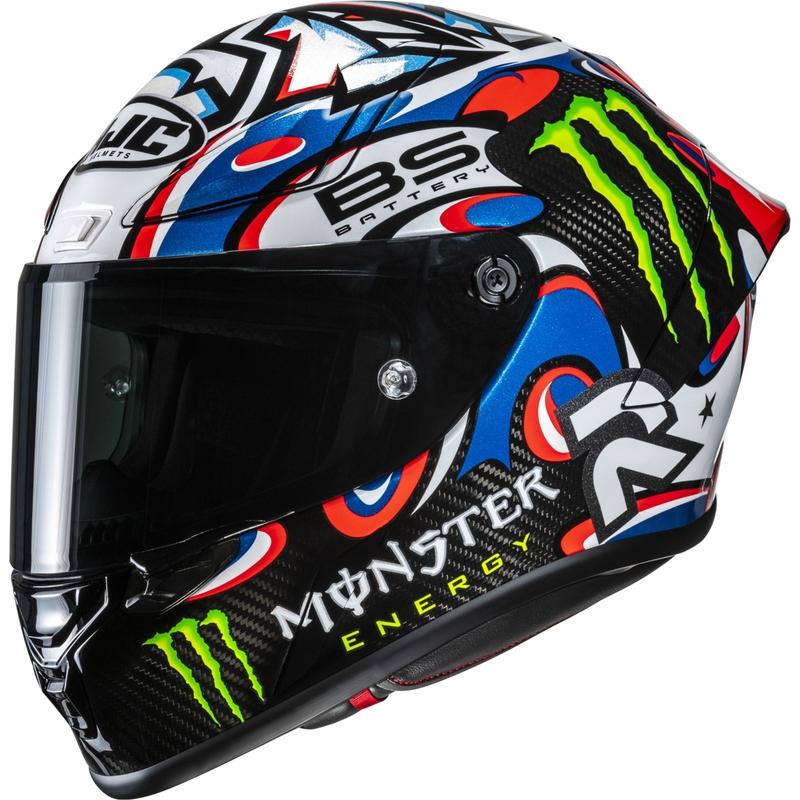 Integroitu moottoripyöräilykypärä HJC RPHA 1 V2 CARBON Quartararo Le Mans III MC25 monivärinen