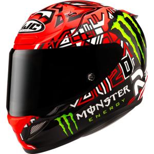 Integroitu moottoripyöräilykypärä HJC RPHA 12 Quartararo Replica II MC1 punainen-musta