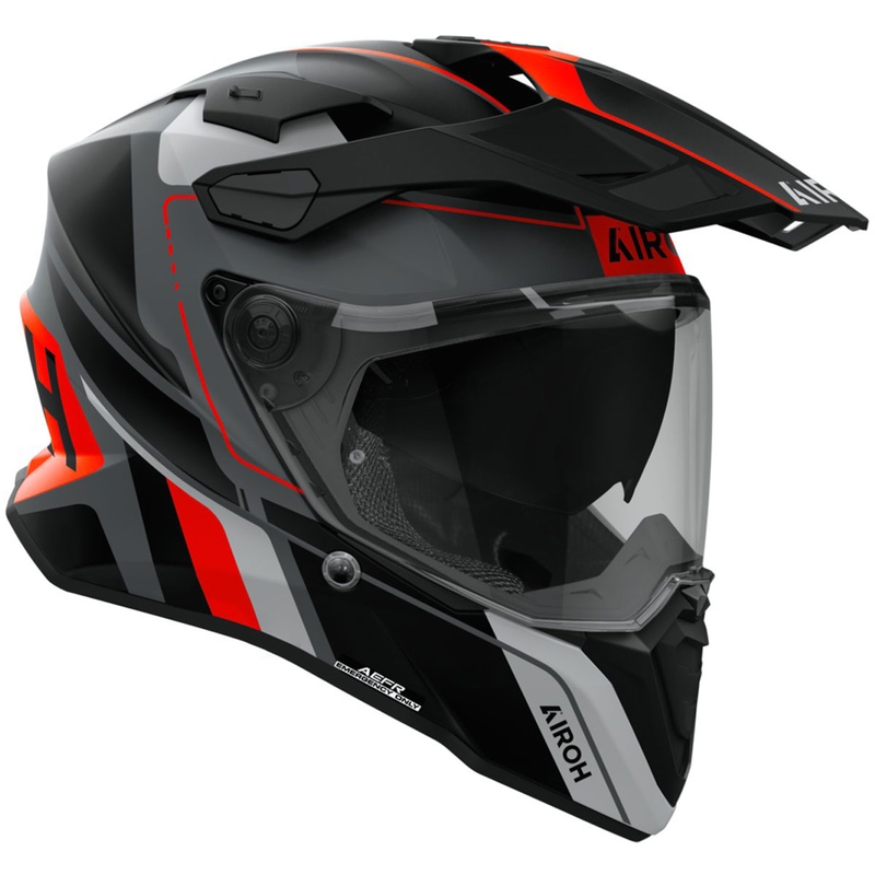 Endurokypärä Airoh Commander 2 Skip mattoranssi