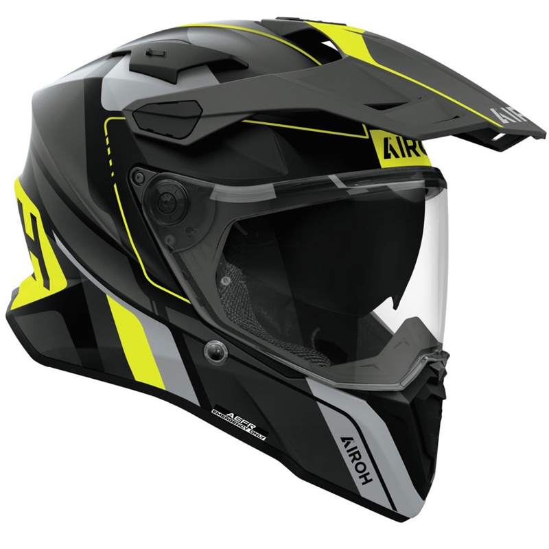 Enduro kypärä Airoh Commander 2 Skip mattakeltainen