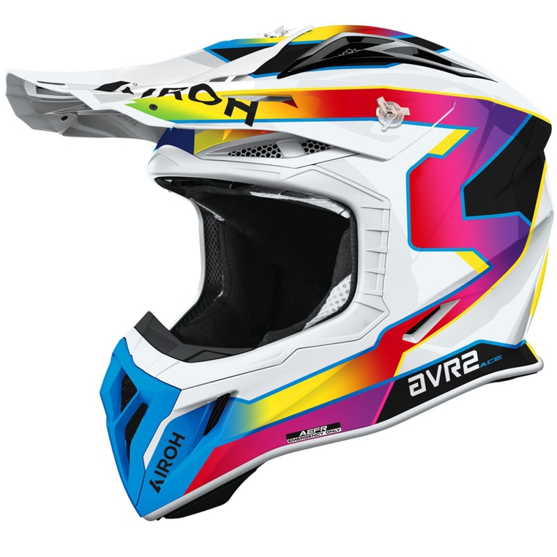 Motocross kypärä Airoh Aviator ACE 2 Sunrise kiiltävä monivärinen